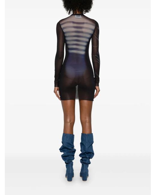 Robe Courte The 'Le Jean Paul Gaultier en coloris Blue
