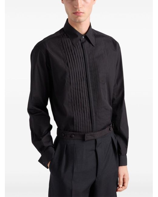 Prada Black Cotton Shirt for men