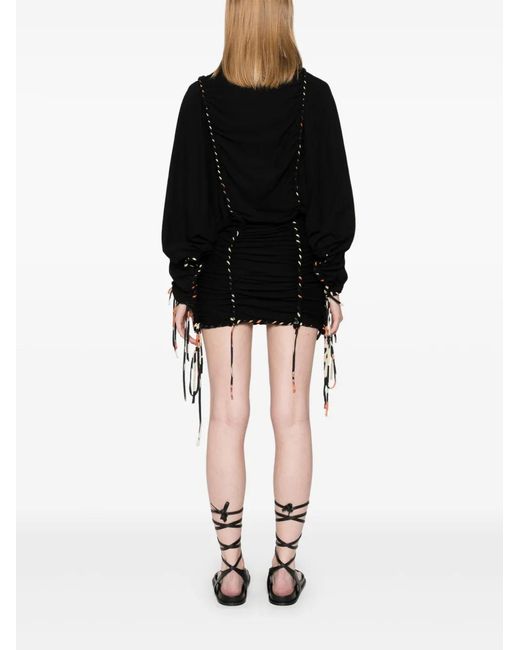 Isabel Marant Black Zina Mini Dress