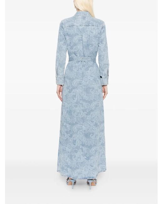 Vestido vaquero Chassidy Alice + Olivia de color Blue