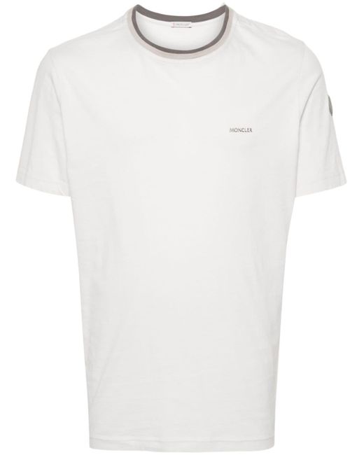 Moncler T-Shirt mit Logo in White für Herren