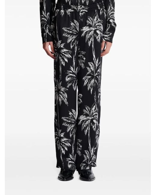 Balmain Black Straight Trousers for men
