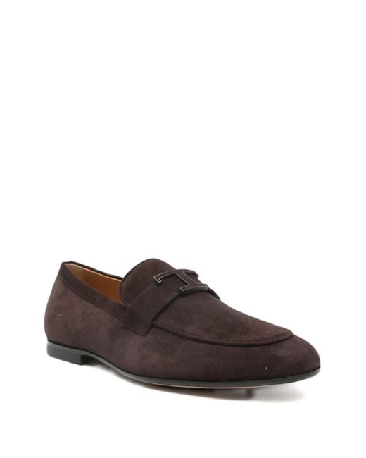 Tod's Brown Flat Shoes for men