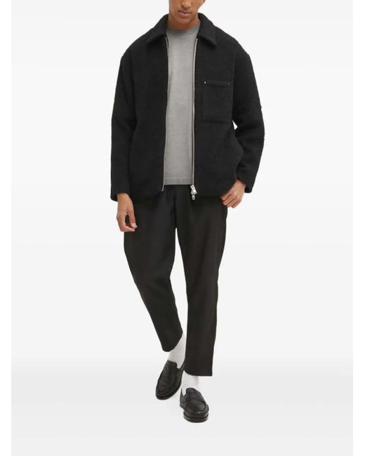 Won Hundred Black Zip-Fastening Jacket for men