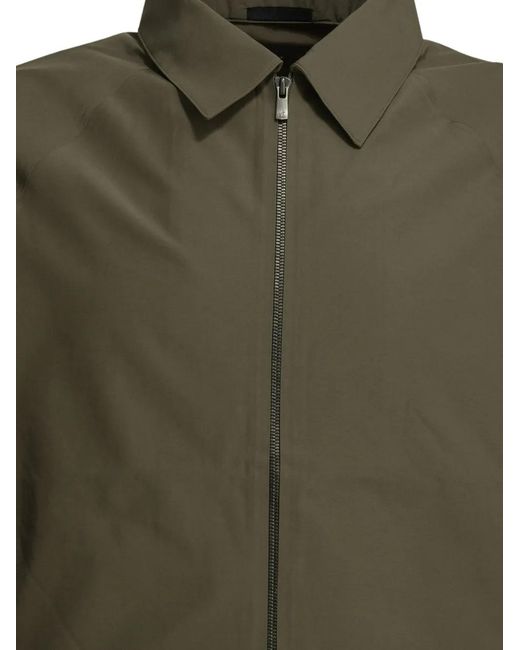 Goldwin Green Hyperdense Taffeta U/S Right Zip-Up Jacket for men