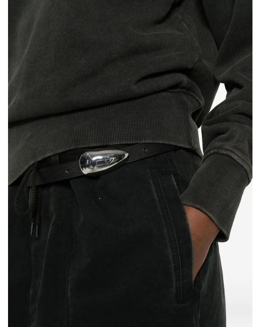 Entire studios Black Seam Detail Sweatshirt
