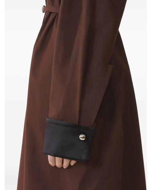 Lanvin ベルテッド ドレス Brown