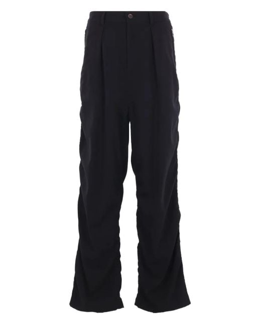 Pantalones Fruncidos Undercover de hombre de color Blue