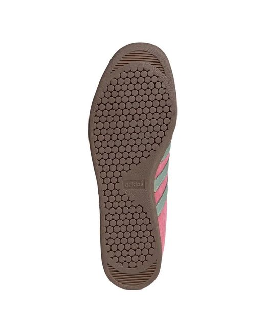 Adidas Pink Striped Sneakers
