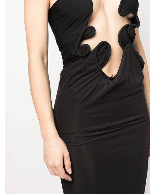Christopher Esber Black Long Dress Venus