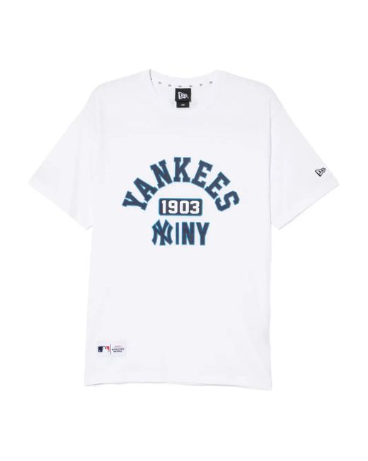 KTZ White X Mlb Logoed T-Shirt for men