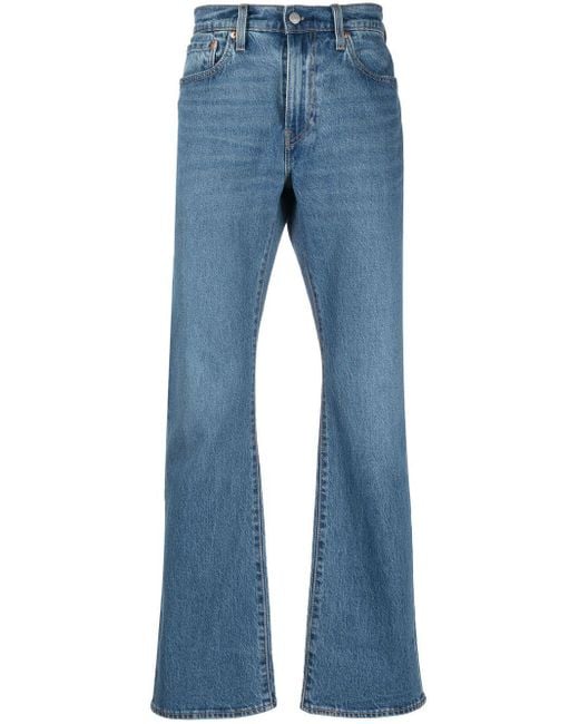 Levi's Mid-rise Straight-leg Jeans in Blue for Men | Lyst Australia