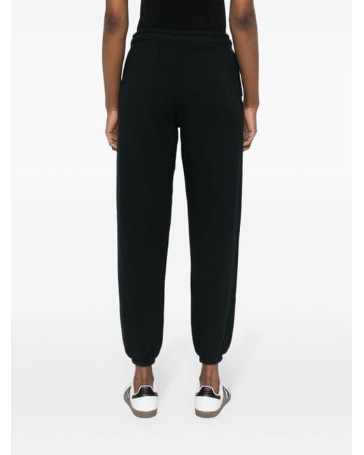 Polo Ralph Lauren Black Embroidered-Logo Track Pants
