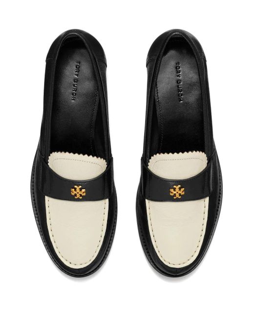 Tory Burch Black Classic Leather Loafers