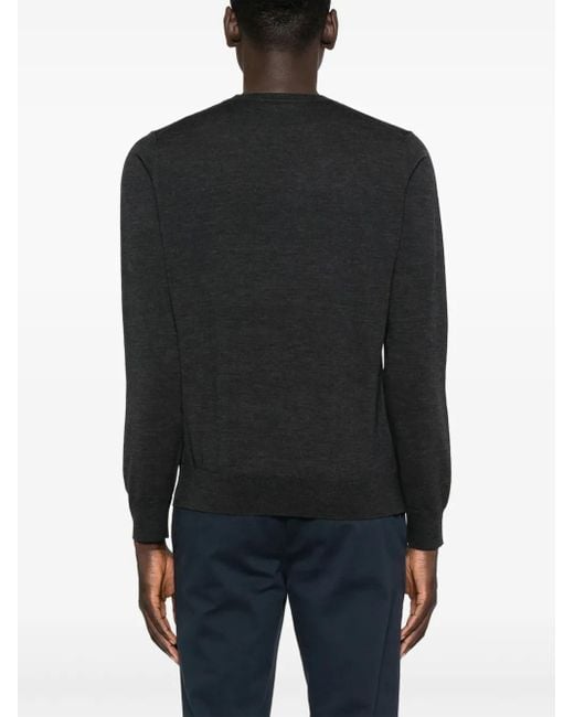 Pull À Col Rond Alpha Studio pour homme en coloris Black