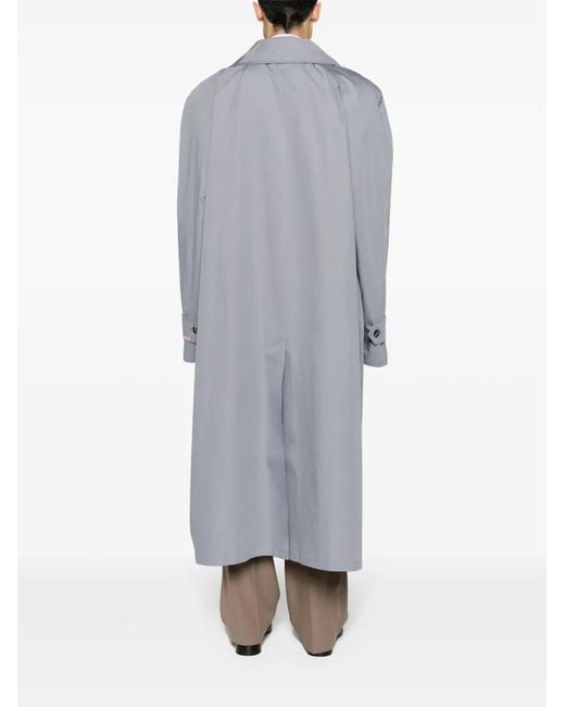 Marni Gray Single-Breasted Maxi Coat for men