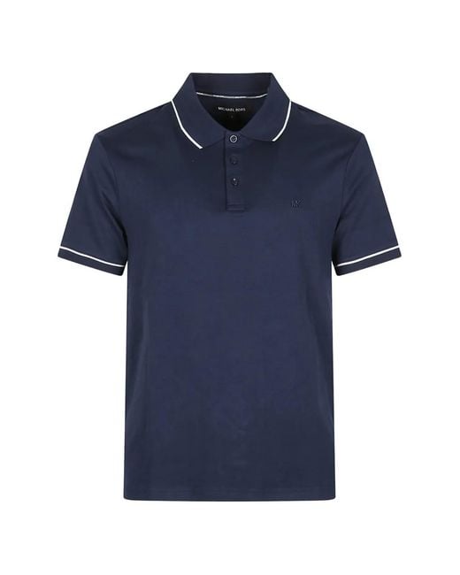 Michael Kors Blue Polo À Manches Courtes for men