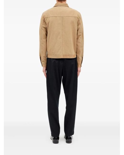 MM6 by Maison Margiela Natural Suede Effect Denim Jacket for men