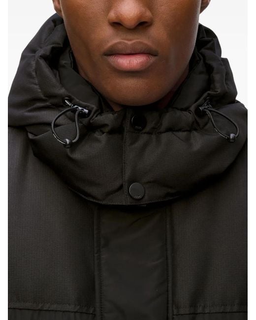 Doudoune À Capuche Karl Lagerfeld pour homme en coloris Black