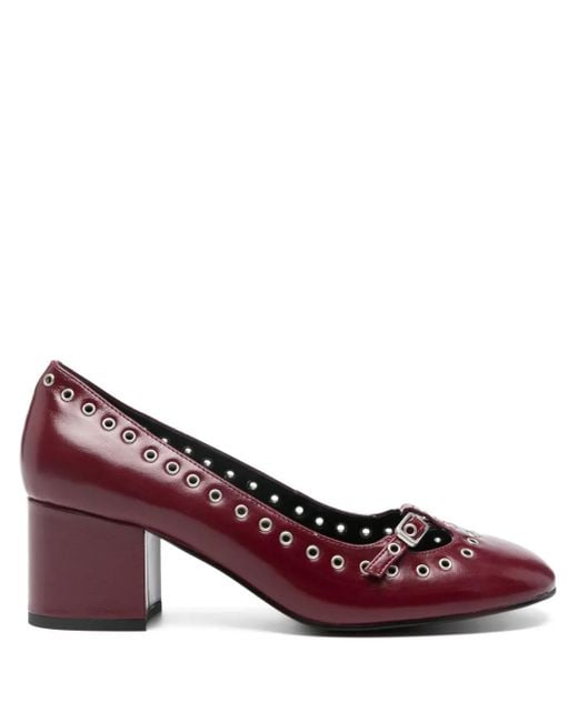 Bibi Lou Purple Pumps mit Blockabsatz