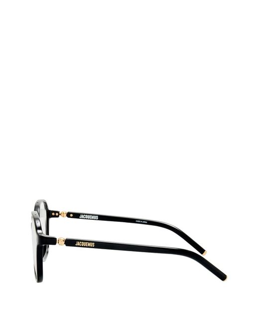 Jacquemus Black Round-Frame Glasses