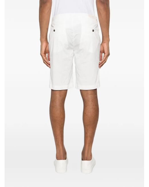 Briglia 1949 White Malibu Drawstring Shorts for men