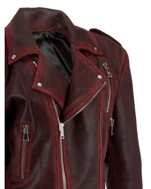 Dan Cassab Brown Calista Leather Jacket