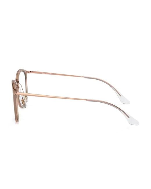Ray-Ban Natural Round-Frame Glasses