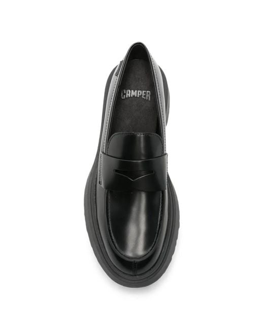 Camper Black Chunky-Sole Loafers