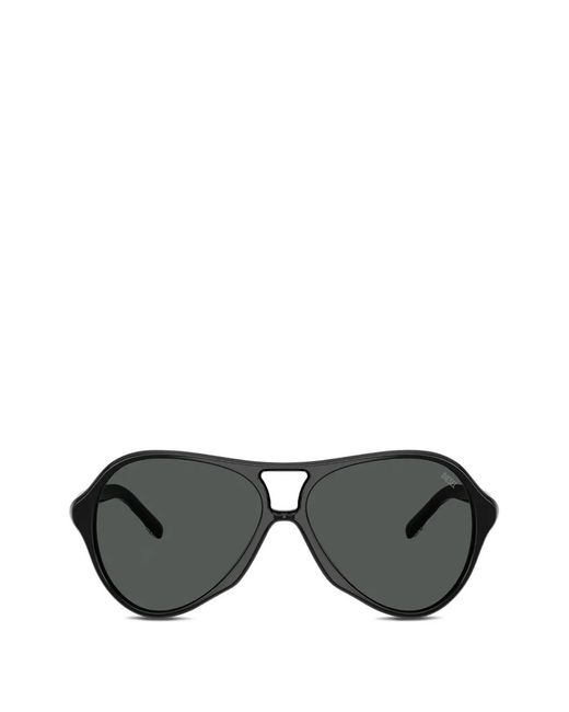 DIESEL Black Lunettes De Soleil À Monture Pilote