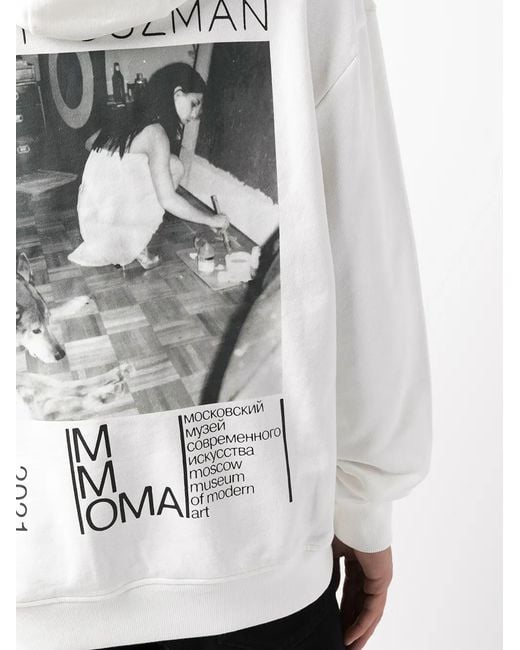 Haculla White X Harif Guzman Moma Show Hoodie for men