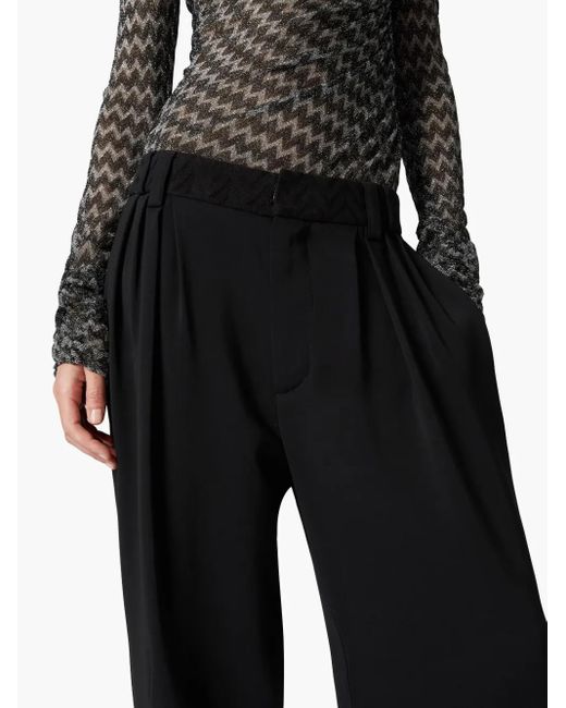 Missoni Black Dart-Detailing Trousers
