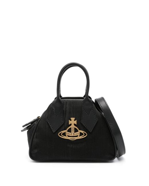 Vivienne Westwood Black Yasmine Orb-motif Mini Bag