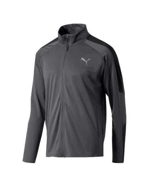 PUMA Gray Energy Blaster Track Jacket for men