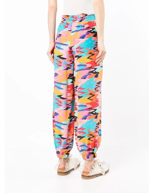 Solid & Striped Broek Met Print in het Multicolor