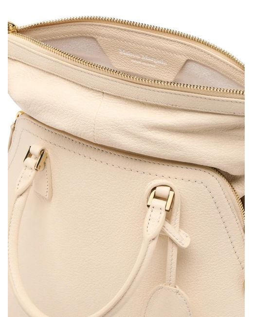 Maison Margiela Natural Mini 5Ac Leather Tote Bag