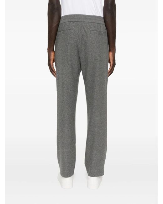 Herno Gray Drawstring Pocket Trousers for men