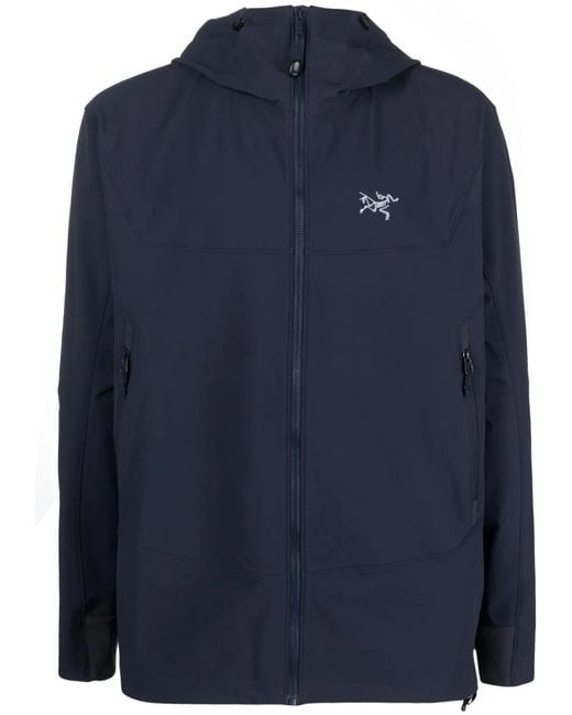 Chaqueta con capucha y logo Arc'teryx de hombre de color Blue