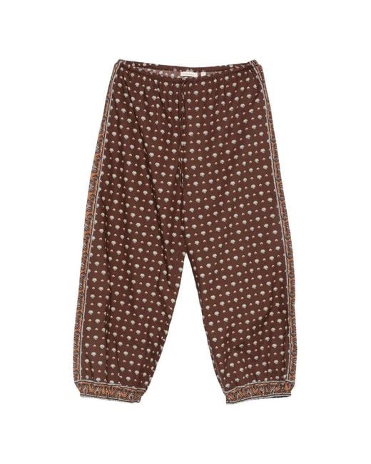 Doen White Yarrow Tapered Trousers