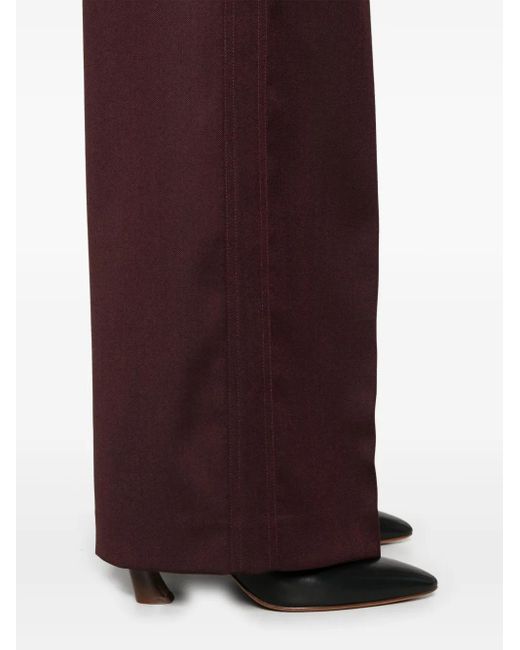 Pinko Purple Palazzo Trousers