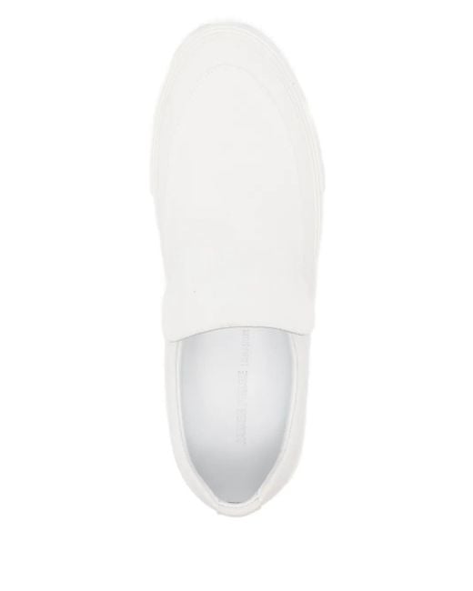 James Perse White Coastal Canvas Sneakers for men