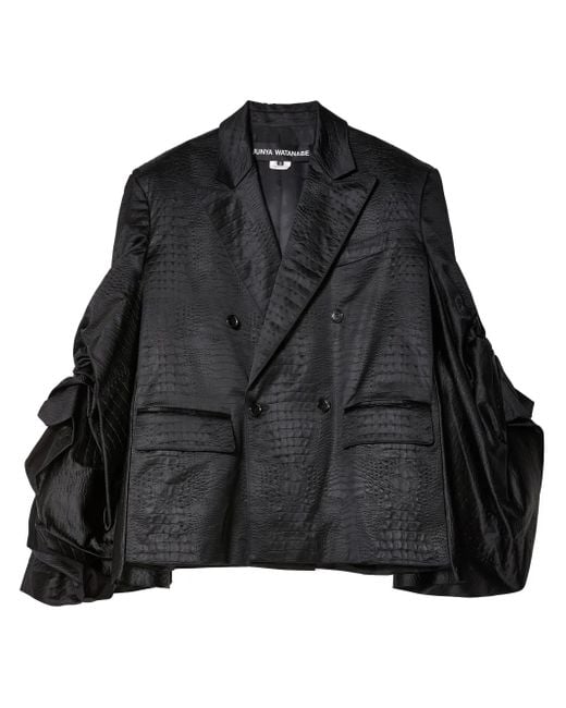 Junya Watanabe Black Sleeveless Oversized Jacket