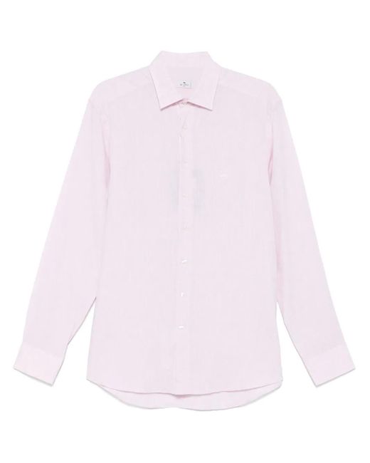 Camicia di Etro in Pink da Uomo