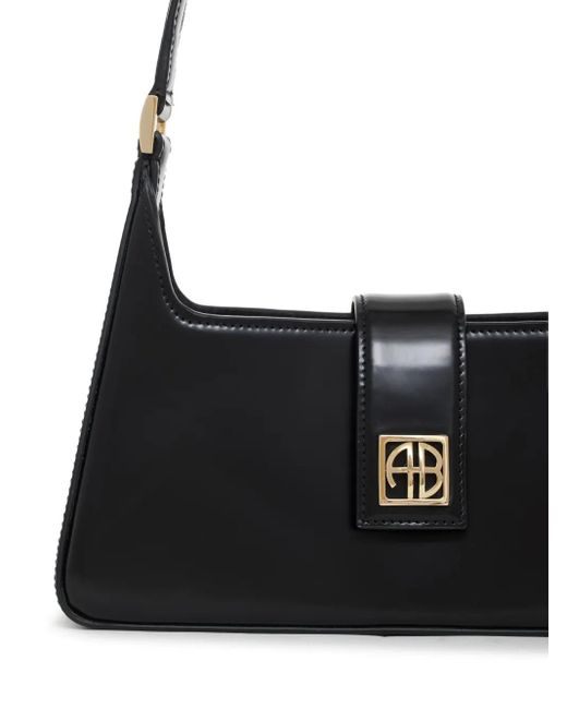 Anine Bing Black Lou Shoulder Bag