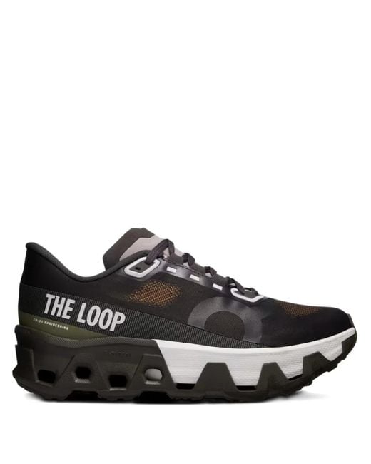 On Shoes Black X Pleasures X The Loop Cloudmster Hyper Sneakers for men