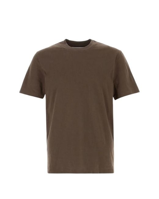 Maison Margiela Brown Crew-Neck Short-Sleeve T-Shirt for men
