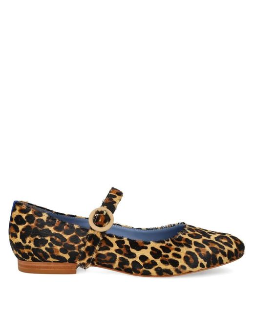 Bailarinas con estampado de leopardo Bird&Co de color Brown