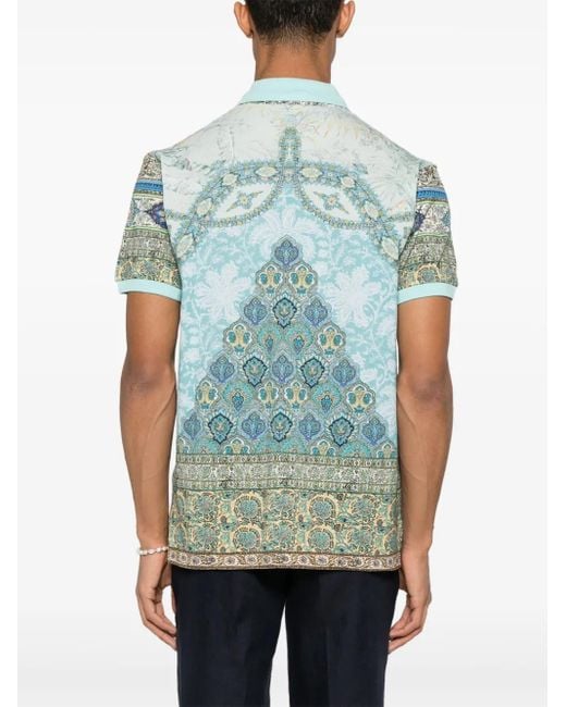 Etro Blue T-Shirts And Polos for men