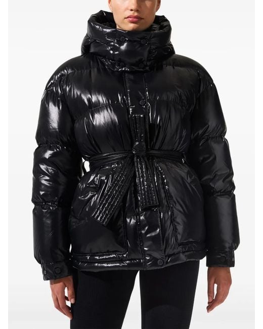 Perfect Moment Black Belted Down Ski Jacket