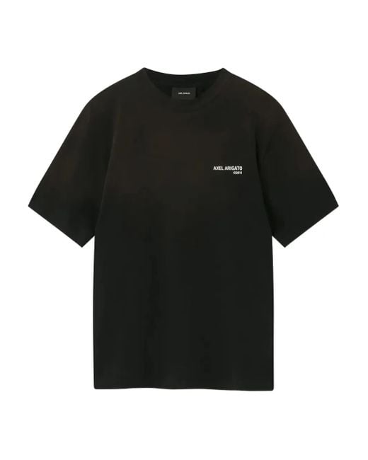 Camiseta con logo estampado Axel Arigato de hombre de color Black